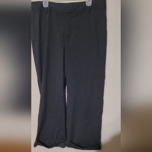 GAP Stretch Dark Gray Ankle Pants Size 16